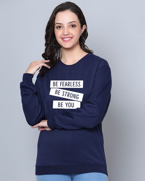 Women Sweatshirts Online - Buy Women Designer & Printed Sweatshirts at Low  Prices in India