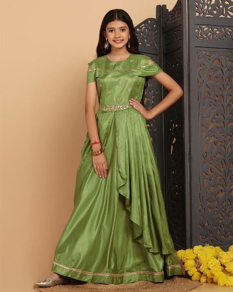 Buy Green Dresses Frocks for Girls by FASHION DREAM Online Ajio