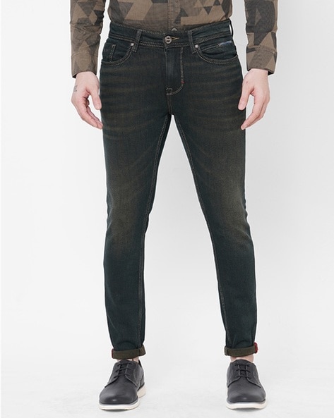 Buy Green Jeans for Men by ROOKIES Online