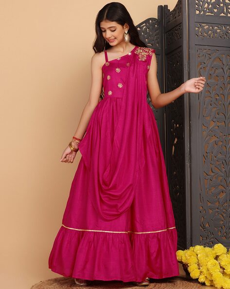 Buy Pink Dresses Frocks for Girls by FASHION DREAM Online Ajio