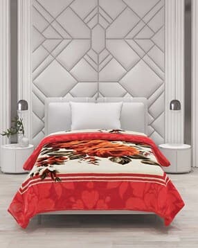 monte carlo Floral Print Single Blanket-picture-14