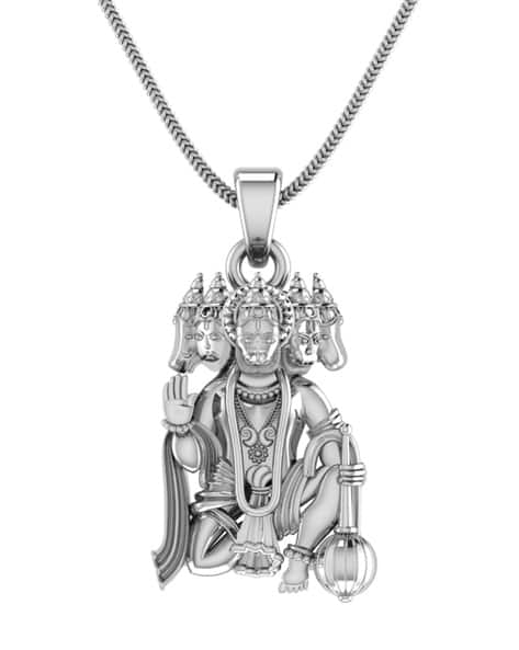 Buy Silver-toned Necklaces Pendants for Women by PRABHUBHAKTI