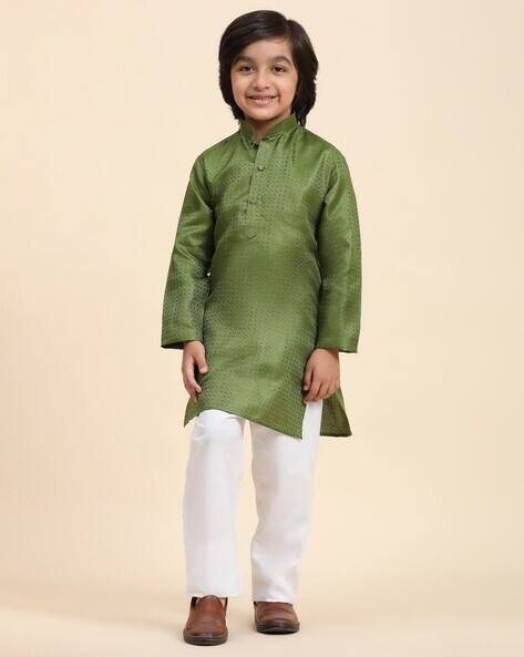 PRO-ETHIC(STYLE DEVELOPER) Kurta Pyjamas Set with Mandarin Collar