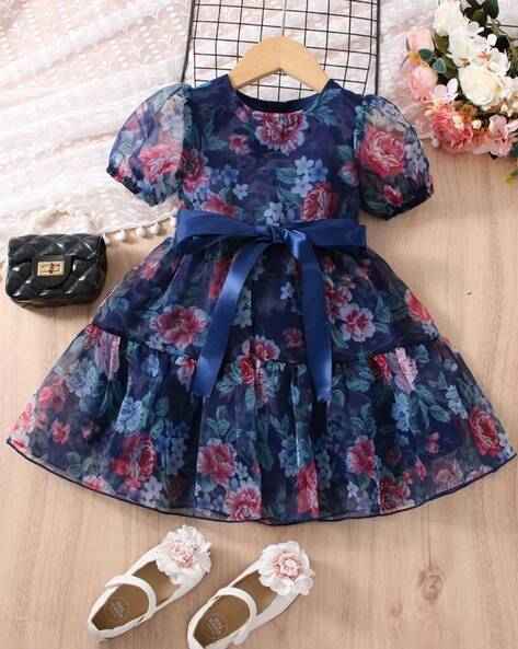 Style Quotient Women Navy Blue Floral Dresses – StyleQuotient