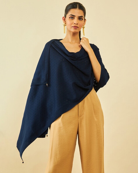 Women Shawl with Tassels Price in India