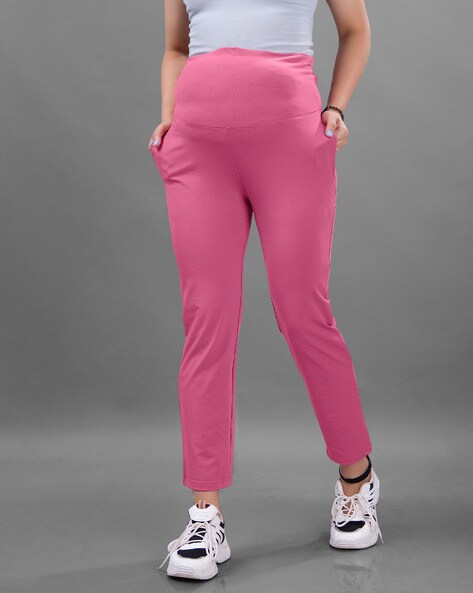 Shop Classic Comfort Maternity Pant Mauve Pink