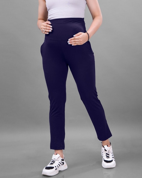 IUGA HeatLAB™ Fleece Lined Bootcut Maternity Pants with Pockets