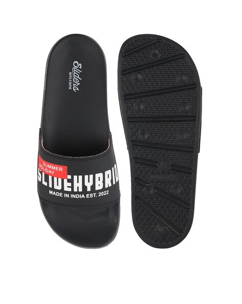 Buy Black Flip Flop Slippers for Men by WELCOME Online Ajio