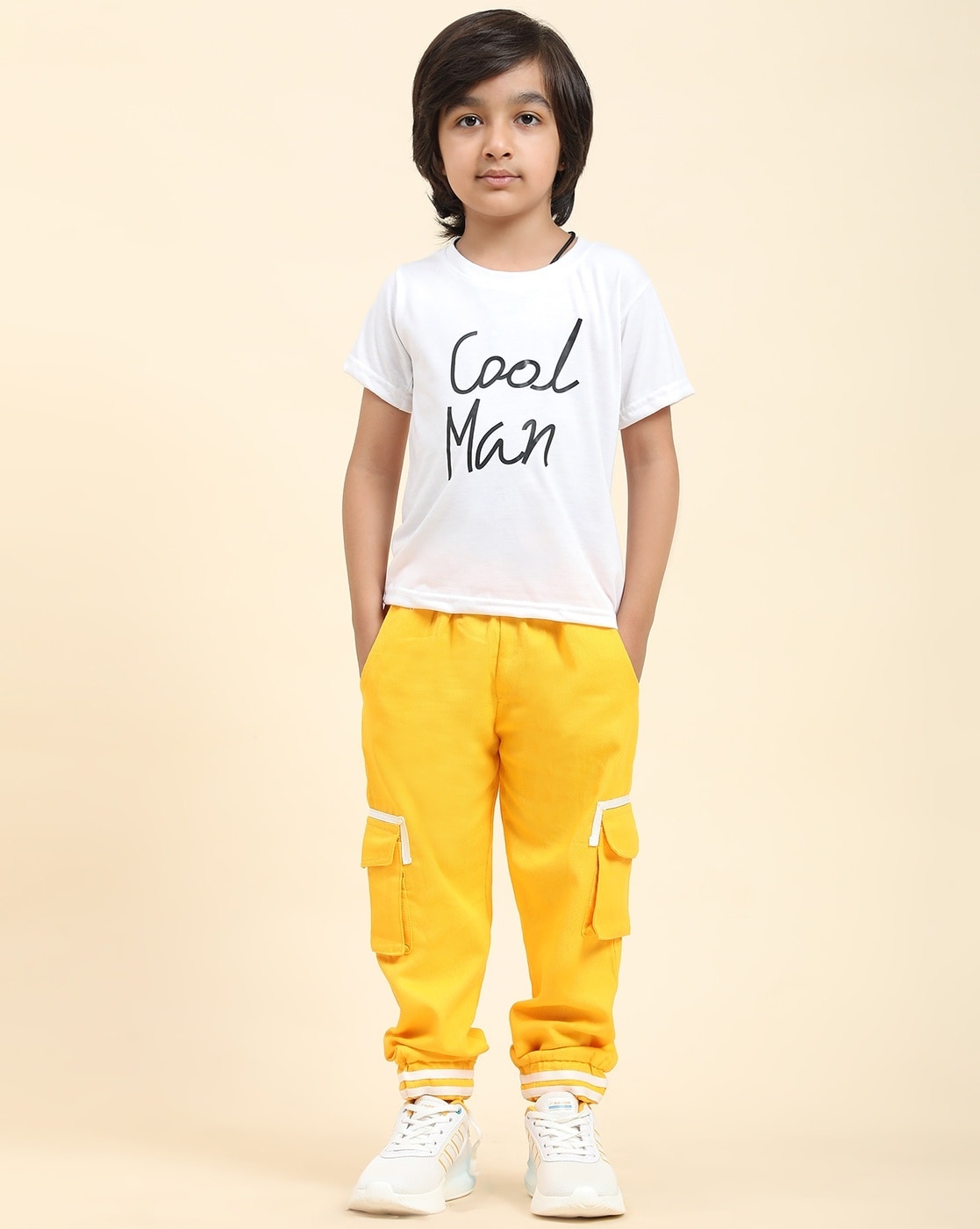 Buy Baby League Boys Yellow Regular Fit Solid Chinos - Trousers for Boys  2466189 | Myntra