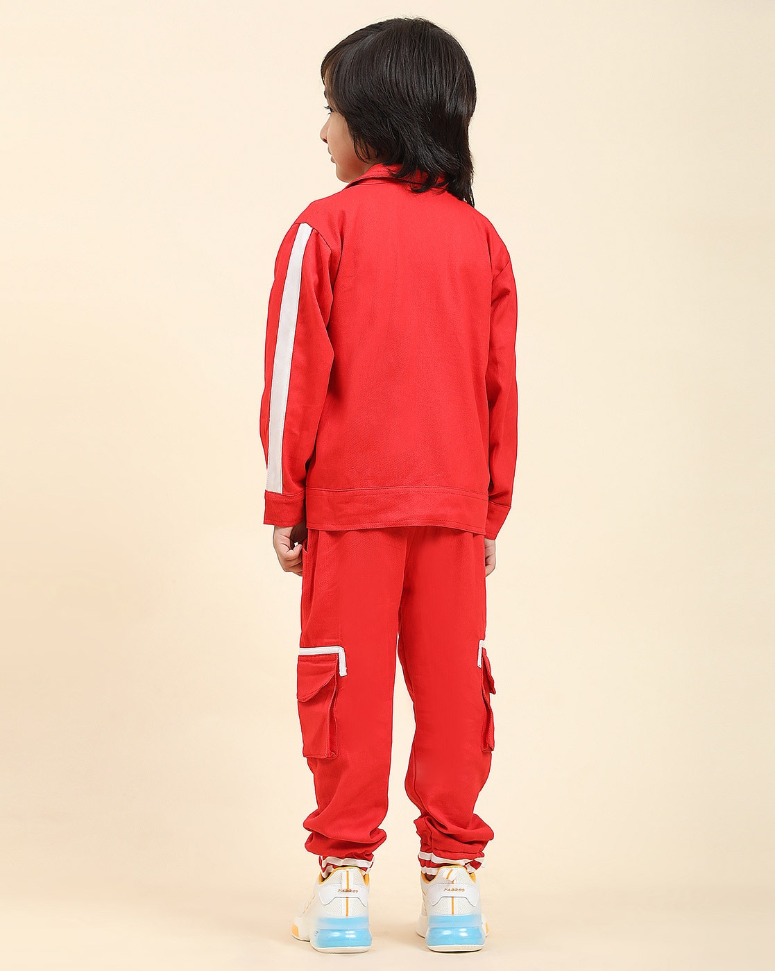 Boys Since 1890 Joggers in Tango Red