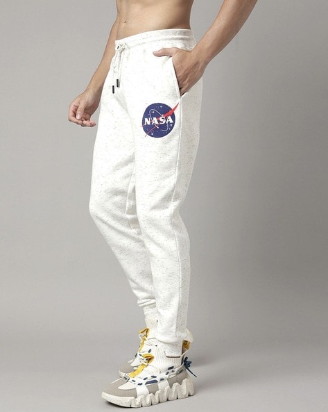 White cheap nasa joggers