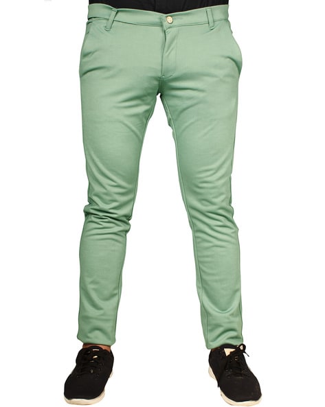 Buy Charcoal Grey Trousers & Pants for Men by HENCE Online | Ajio.com