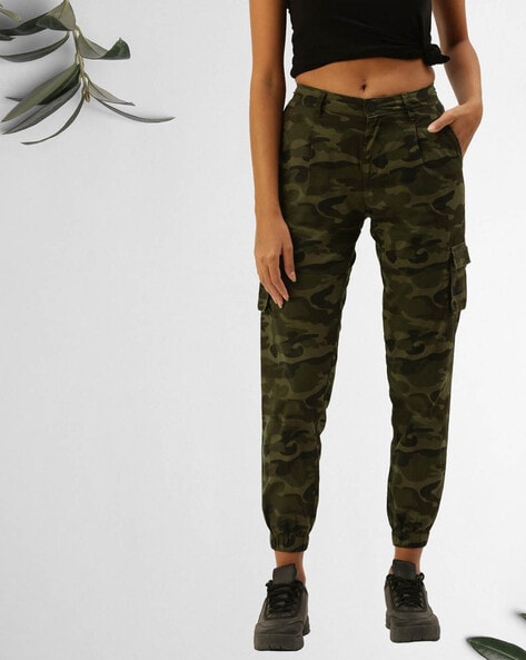 Buy Olive Trousers & Pants for Men by DNMX Online | Ajio.com