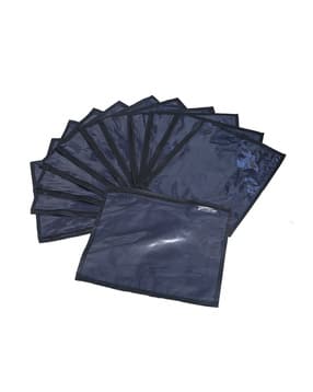 kuber industries Set of 12 Saree Covers with Zip Closure-picture-14