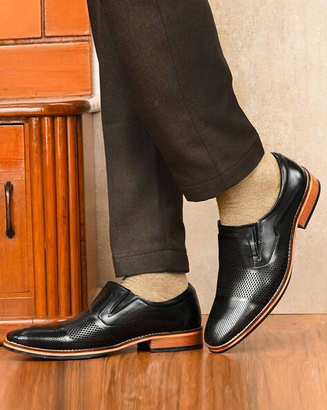 Mens round clearance toe dress shoes