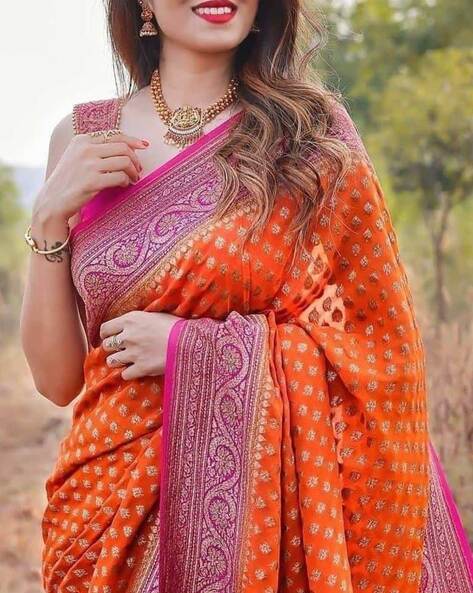 Buy Multi Color Pure Kota Silk Tie Dye Saree With Unstitched Blouse Fabric  For Women by Geroo Jaipur Online at Aza Fashions.