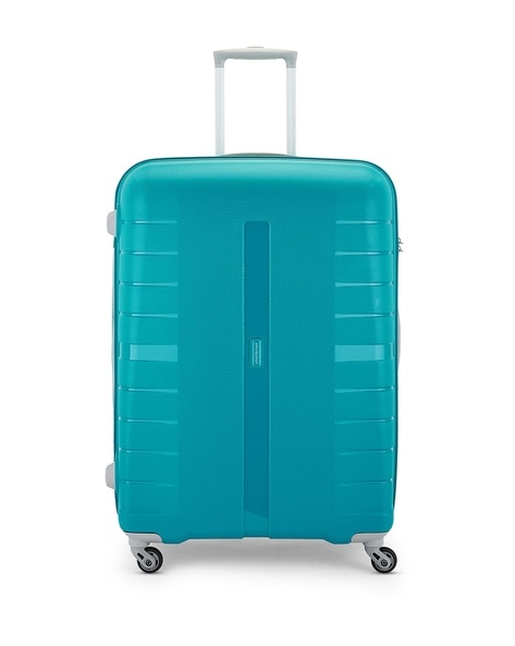 Aristocrat DFTDREH55BLU Polyester Cabin Luggage Trolley Bag (55 cm, Blue)