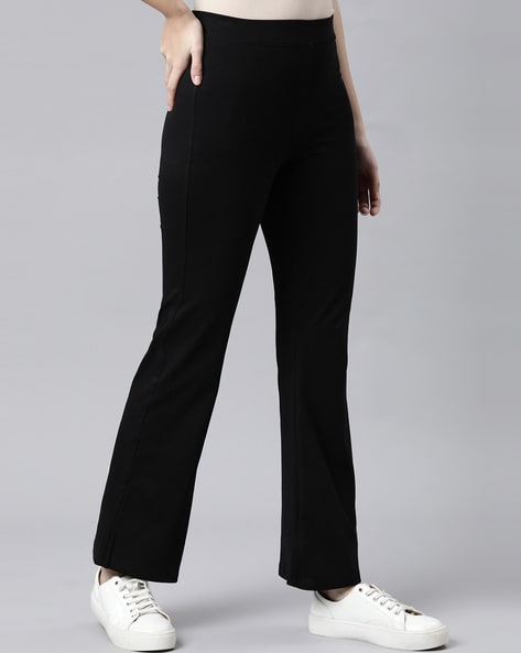 Women High-Rise Baggy Fit Trousers