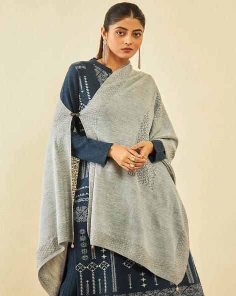 Women Pointelle-Knit Shawl Price in India