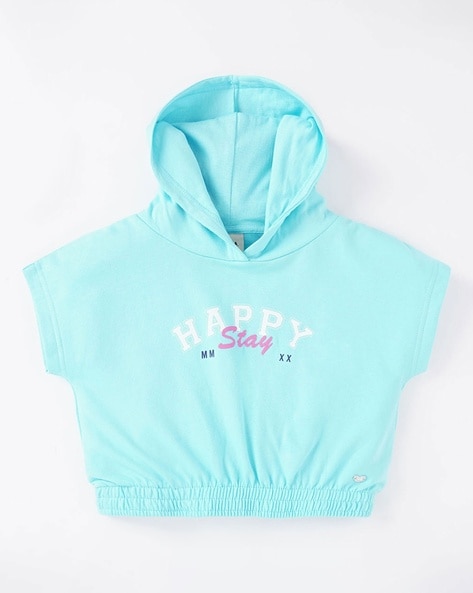 Hooded t shirt for girls best sale