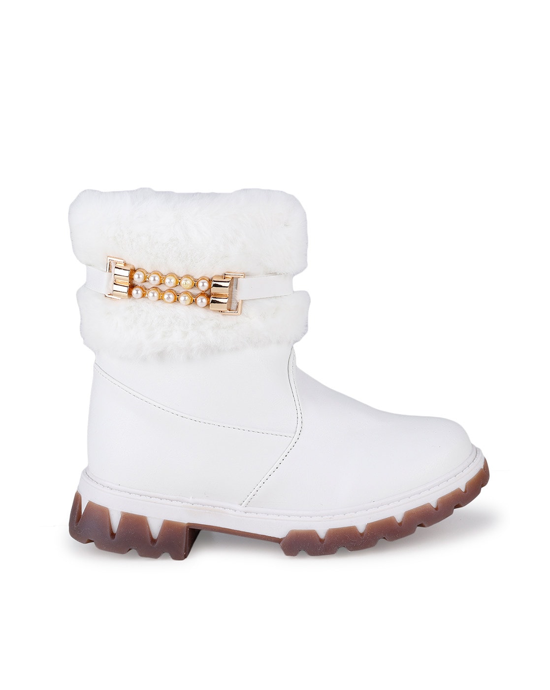 Women's white boots, Slip them on & feel great