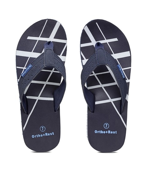 Buy Blue Flip Flop Slippers for Men by ORTHO REST Online Ajio