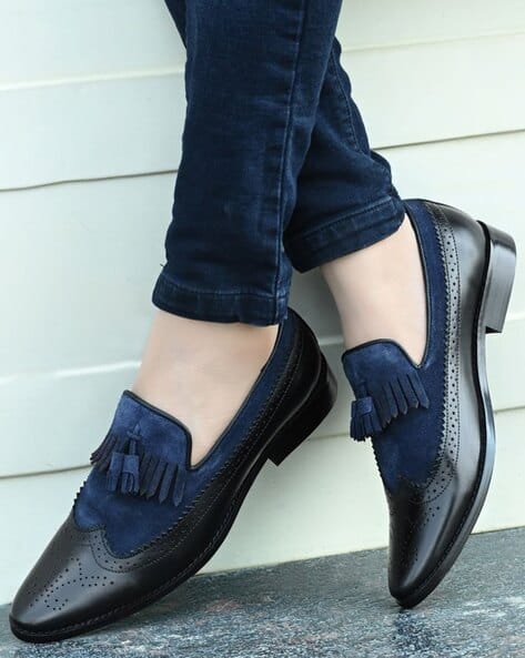 Buy Blue Formal Shoes for Men by TUOIOCCHI Online
