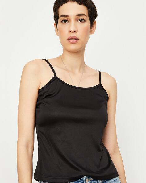 polka dot spaghetti strap top