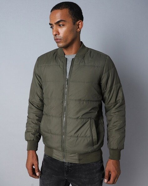 Men Quilted Regular Fit Puffer Jacket