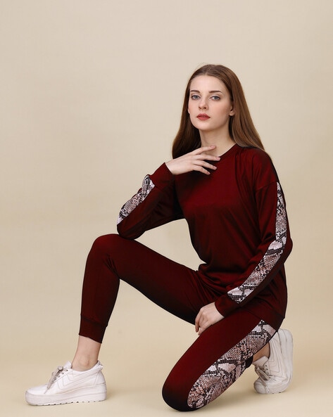 Lace Round-Neck Tracksuit
