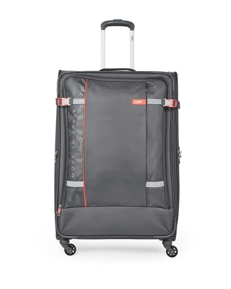 Unisex Abstract Printed Cabin Hard Trolley Bag – Teakwood Leathers