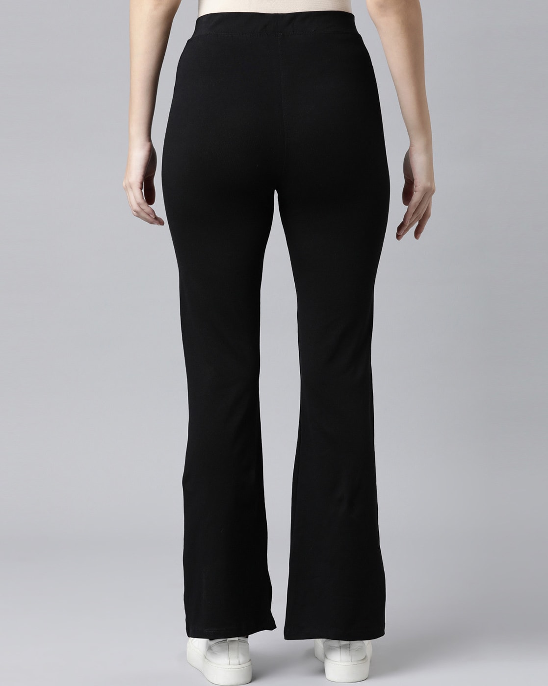 Buy Black Trousers & Pants for Women by Go Colors Online