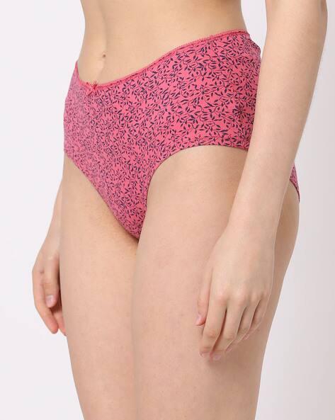 Pack of 3 Cotton High Rise Hipster Panty