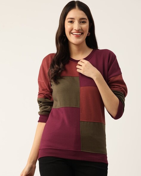 Womens cheap maroon sweatshirt