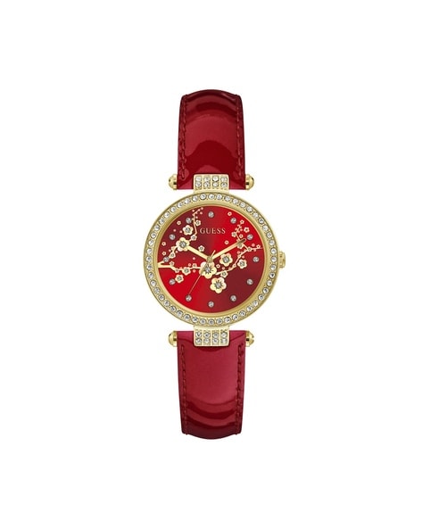 Red colour watches for ladies hotsell