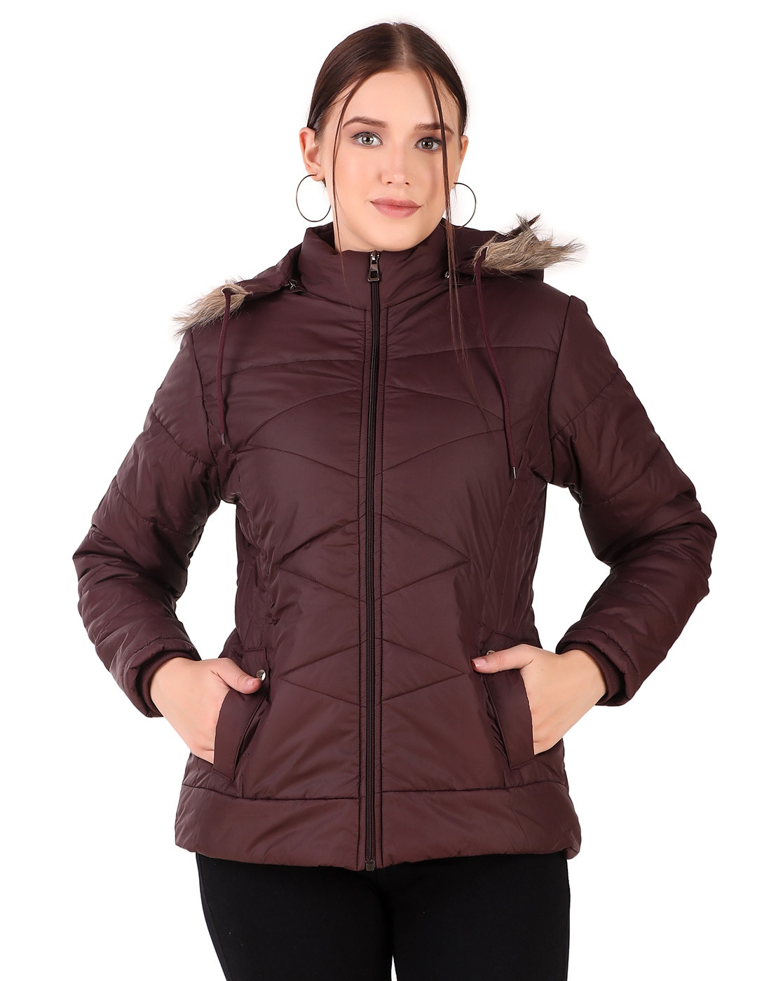 Buy Peach Jackets & Coats for Women by Outryt Online | Ajio.com