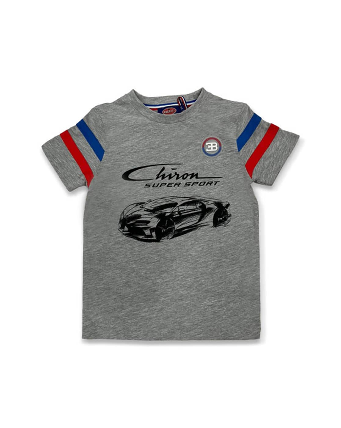 Sports Car Print Crew-Neck T-Shirt