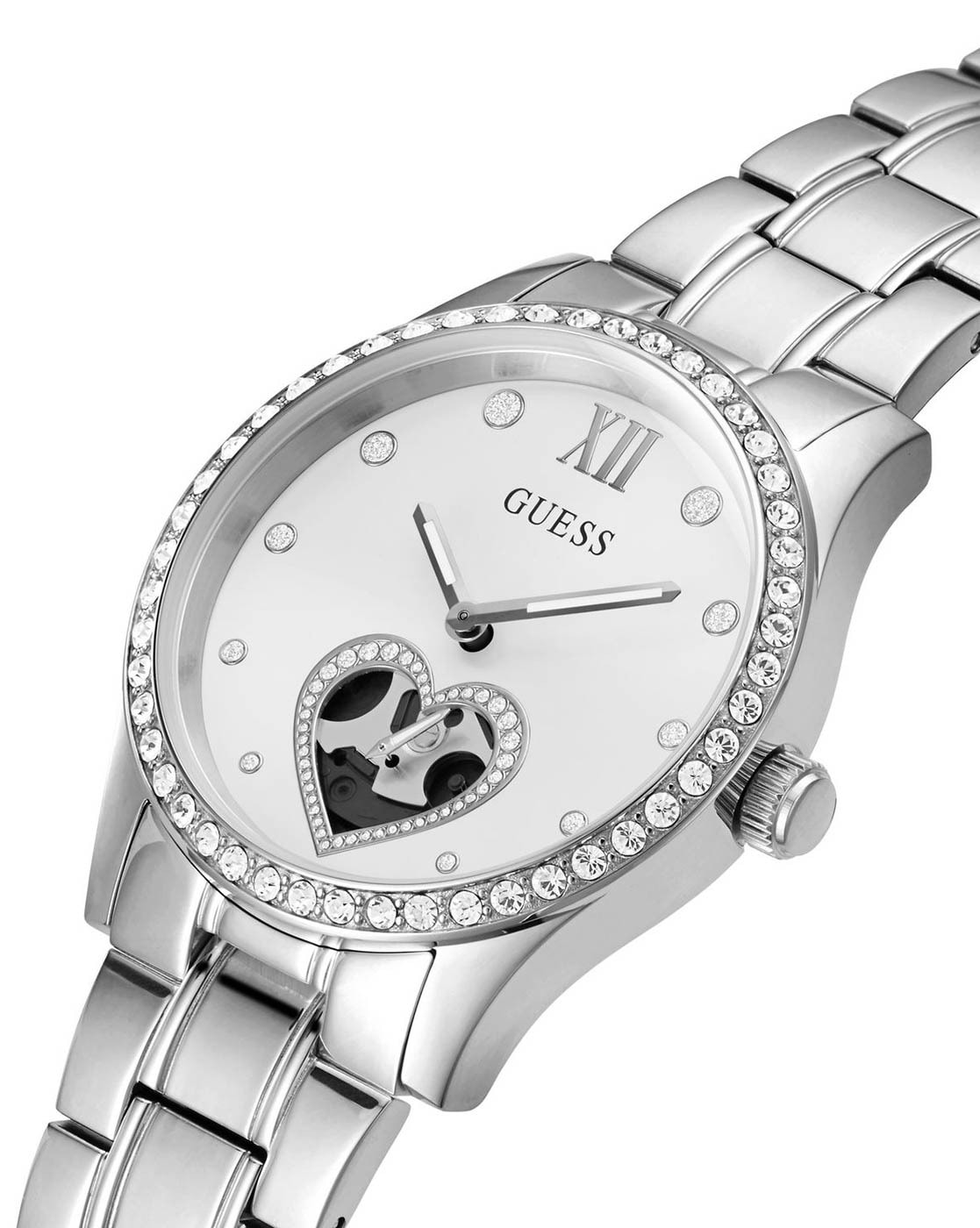 Guess discount heart watch