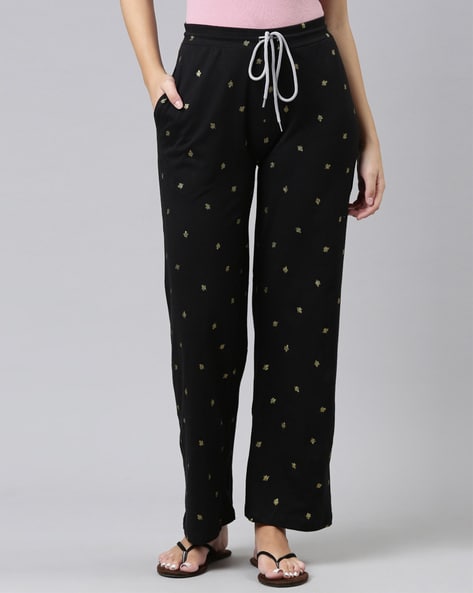 Womens dark top pyjamas