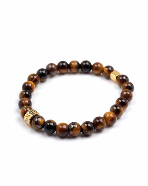 Buy Stone Story by Shruti Women Gold-Plated Beaded Stretch