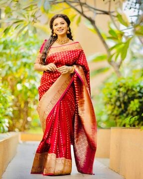 Red Kanchipuram Silk Saree – Deeva - The Online Saree Store