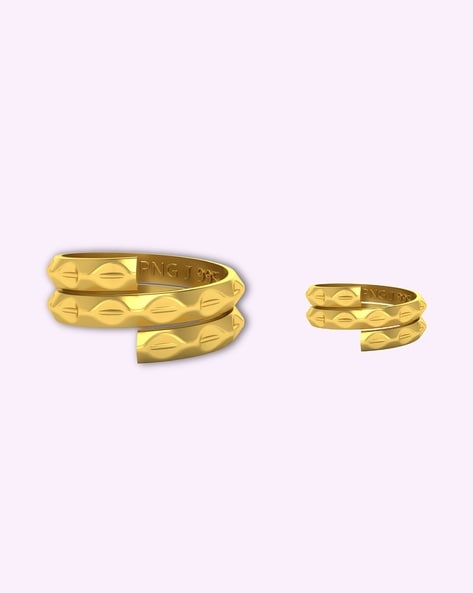 Gold hot sale vedhani ring