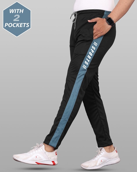 Buy Grey Mel Regular Fit Solid Track Pants for Men | Status Quo
