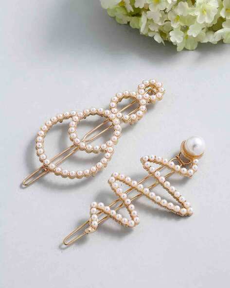 Buy Gold Hair Accessories for Women by Panash Online - Main Image