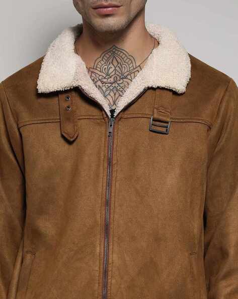 Buy Brown Jackets & Coats for Men by Campus Sutra Online