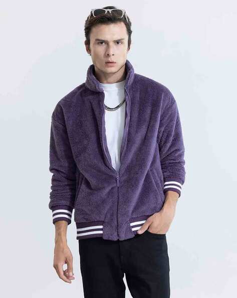 Zipper hoodie jacket - Purple - Nachke Dance fashion