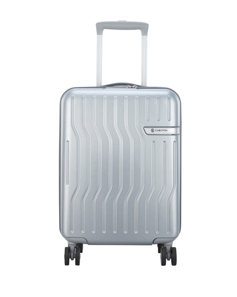Buy Silver Luggage & Trolley Bags for Men by CARLTON Online | Ajio.com