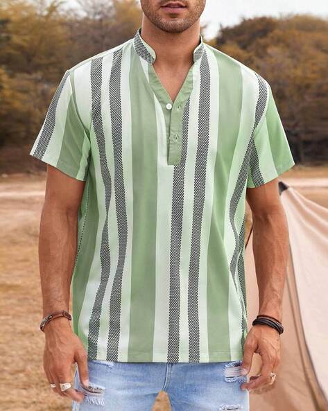 designer striped shirts