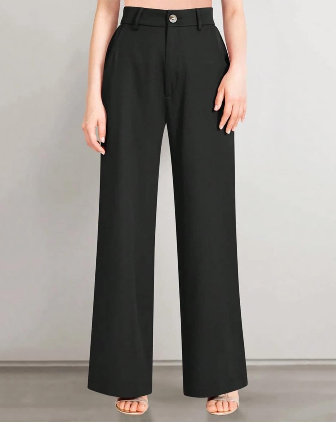 Pull-On Straight Pants Sculpt-Her™ Collection - Black Black | NYDJ
