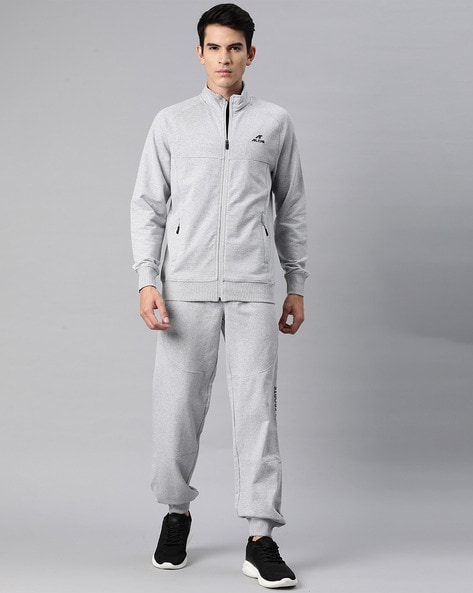 Buy Grey melange Tracksuits for Men by ALCIS Online Ajio